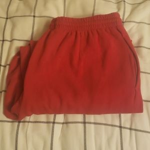 Men's Large Red Sweatpants